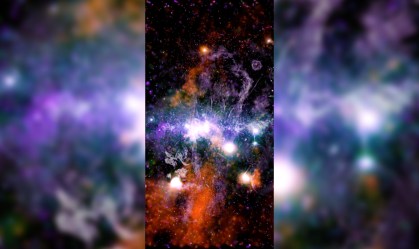 Imagem inédita divulgada pela Nasa mostra ‘energia violenta’ da Via Láctea