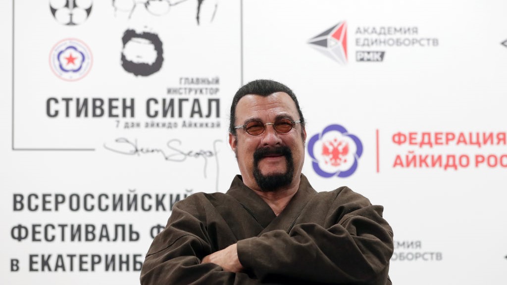 Ator de Holywood Steven Seagal, cidadão russo desde 2016