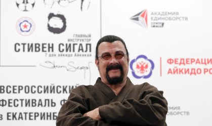 Ator de Holywood Steven Seagal, cidadão russo desde 2016