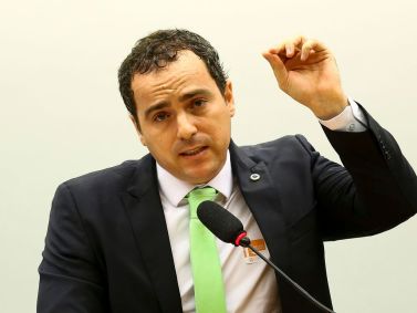 O presidente do IBAMA, Eduardo Fortunato Bim, durante audiência pública na comis