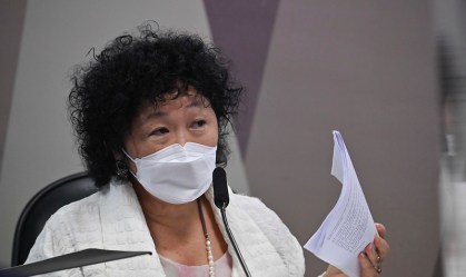 Médica Nise Yamaguchi presta depoimento à CPI da Pandemia