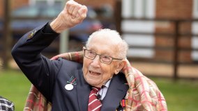O veterano da Segunda Guerra Tom Moore