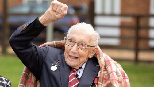 O veterano da Segunda Guerra Tom Moore