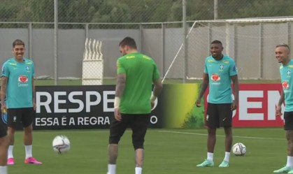 Eliminatórias da Copa do Mundo: Seleção treina para jogo contra o Paraguai