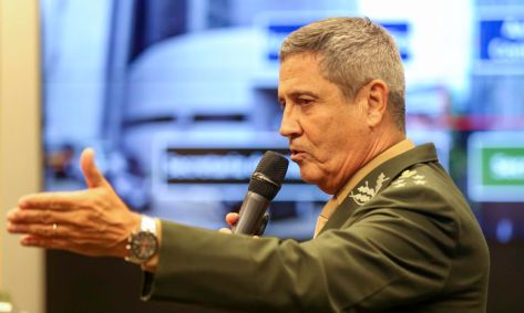 O ministro-chefe da Casa Civil, general Braga Netto