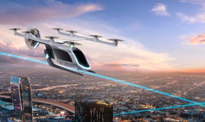Veículo elétrico de decolagem e pouso vertical (eVTOL)