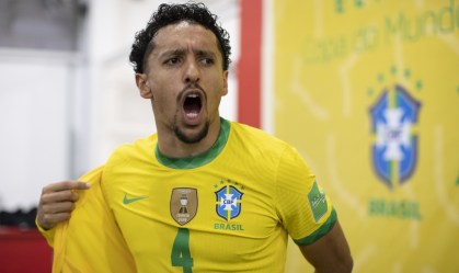 Zagueiro Marquinhos, da Seleção Brasileira