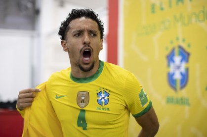 Zagueiro Marquinhos, da Seleção Brasileira