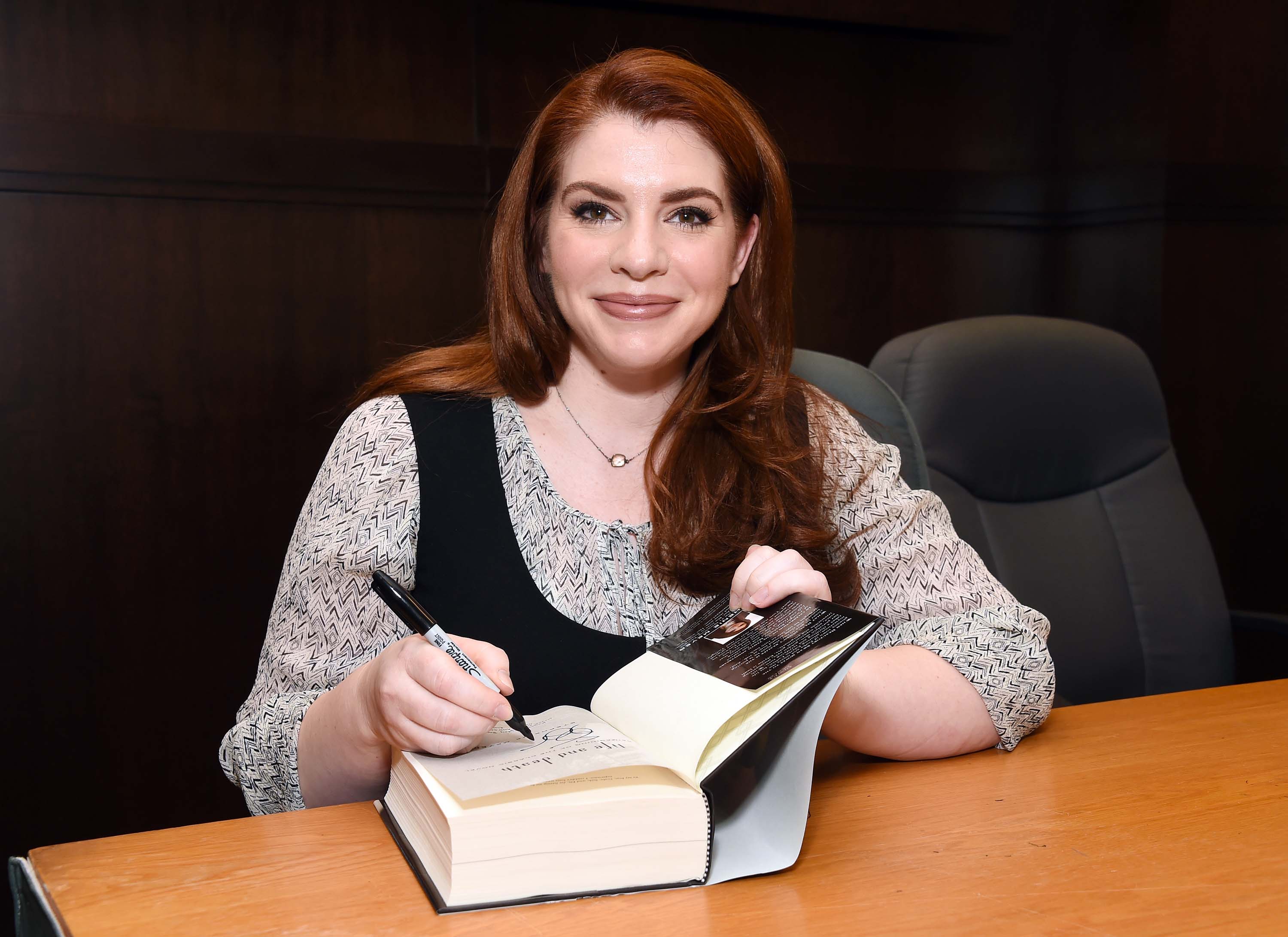 A escritora Stephenie Meyer. autora da saga Crepúsculo
