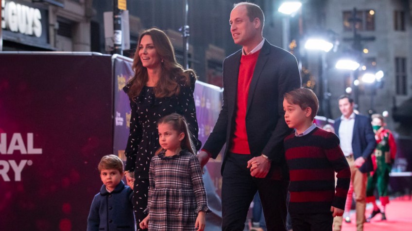Kate Middleton, Príncipe William e seus filhos: Louis, Charlotte e George / Aaron Chown - WPA Pool/Getty Images