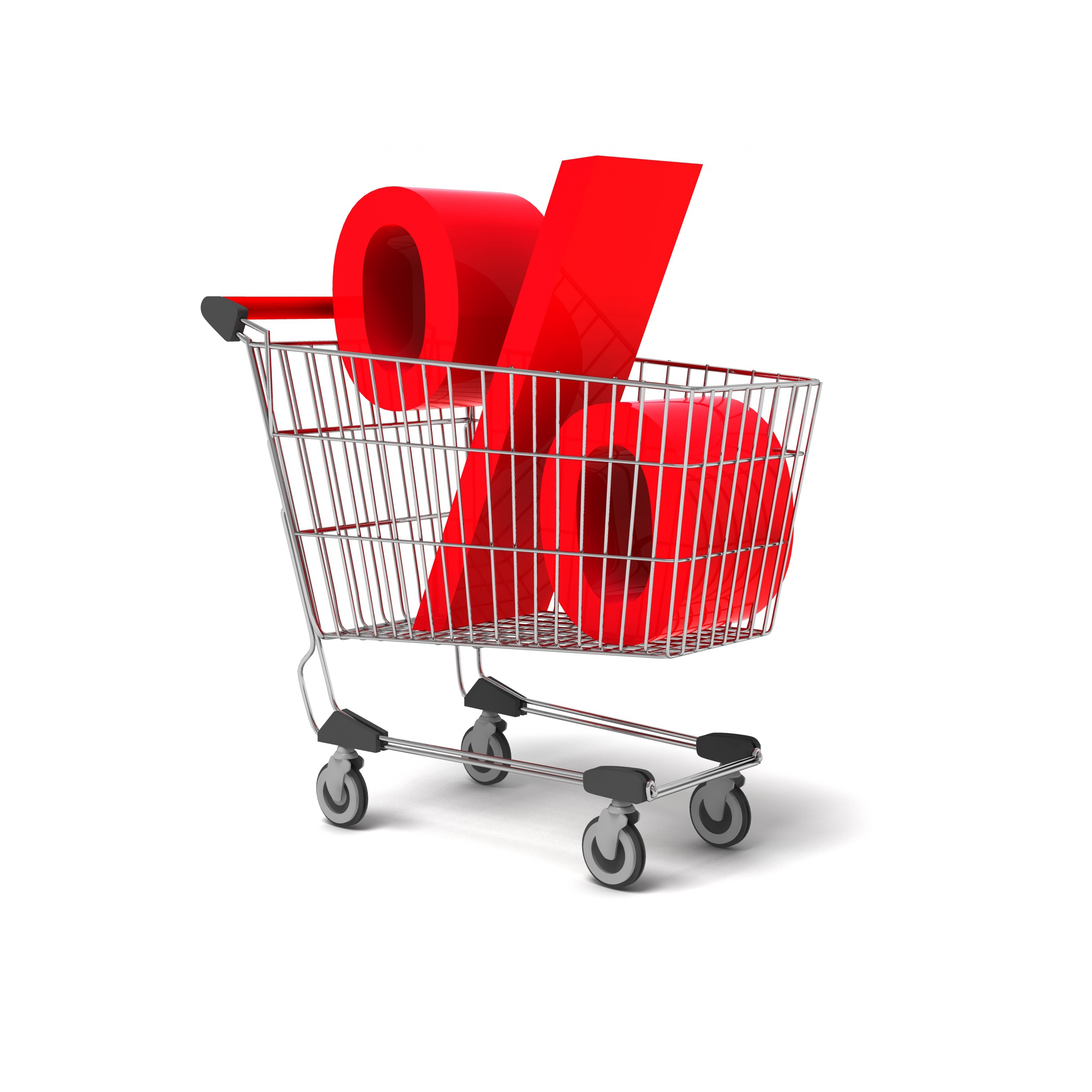 Carrinho de compras porcentagem inflação preços ipca