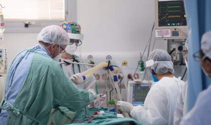  UTI-Covid do hospital de campanha na zona norte de São Paulo