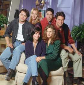 Os protagonistas do seriado Friends
