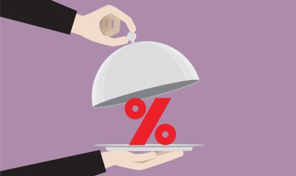 Porcentagem juros inflação dinheiro investimentos