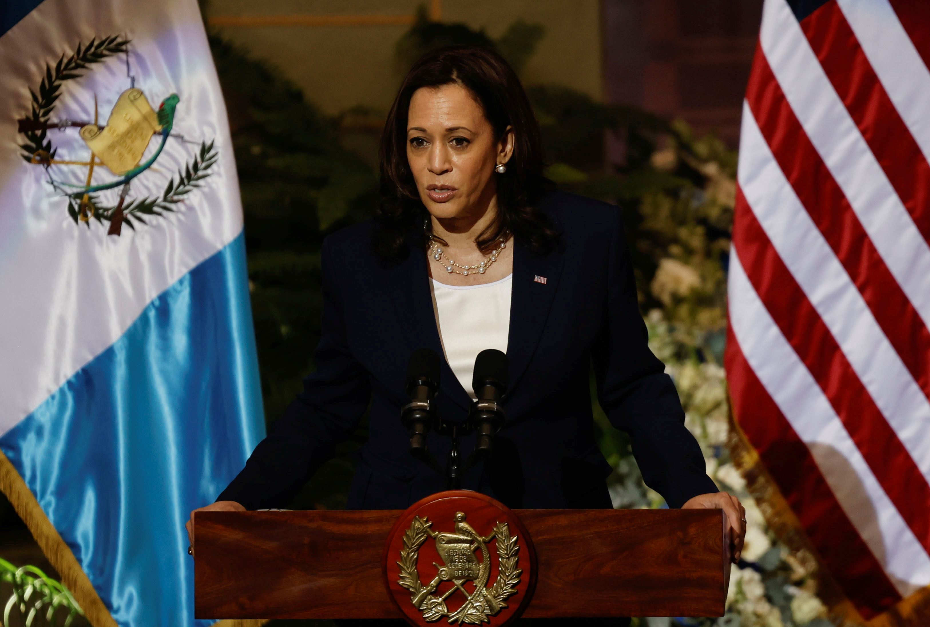 Kamala Harris visita Guatemala 