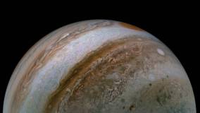 Imagem capturada pela missão Juno mostra atmosfera de Júpiter
