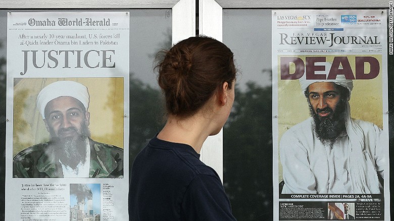 A morte de Osama Bin Laden é capa de jornais nos Estados Unidos. 