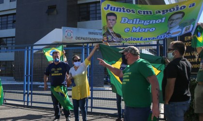 Sergio Moro chega à Polícia Federal para depor