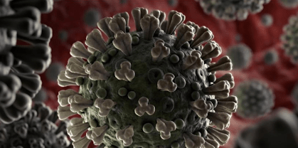 Ilustração do novo coronavírus