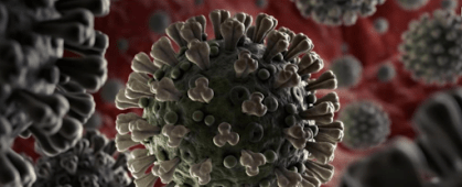 Ilustração do novo coronavírus