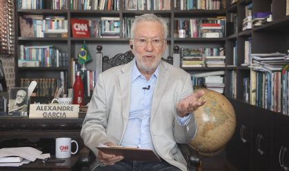 Alexandre Garcia no quadro Liberdade de Opinião