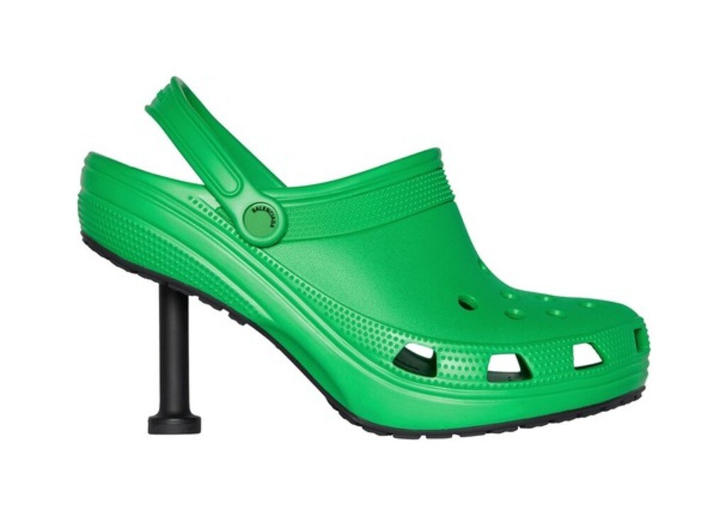 Crocs de salto alto: Balenciaga e Crocs mostram parceria em