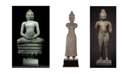 Objetos repatriados ao Camboja