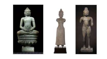 Objetos repatriados ao Camboja
