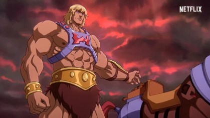 Animação de guerreiro He-Man