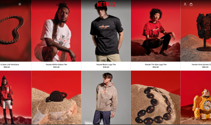 Netflix estreia no e-commerce com produtos de filmes e séries