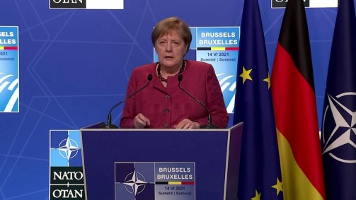Na Otan, Merkel defendeu necessidade de não subestimar nem superestimar a China