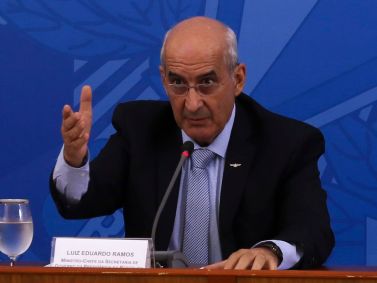 O ministro-chefe da Secretaria de Governo, general Luiz Eduardo Ramos