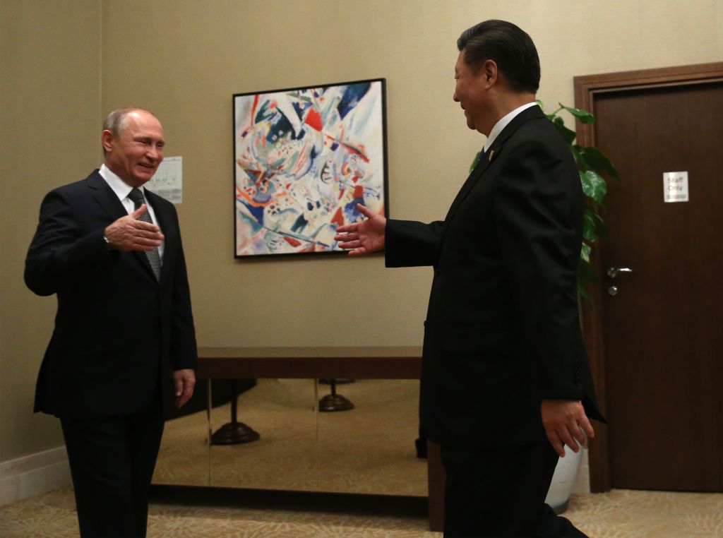 Vladimir Putin e Xi Jinping / Foto: Mikhail Svetlov/Getty Images