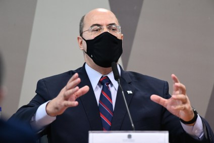 Wilson Witzel presta depoimento à CPI