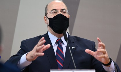 Wilson Witzel presta depoimento à CPI