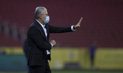 O técnico da Seleção Brasileira, Tite