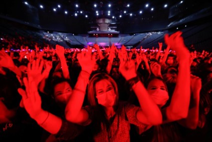 Show teste "Ambition Live Again" na Arena Accor, Paris