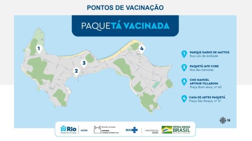 Vacinação em massa em Paquetá