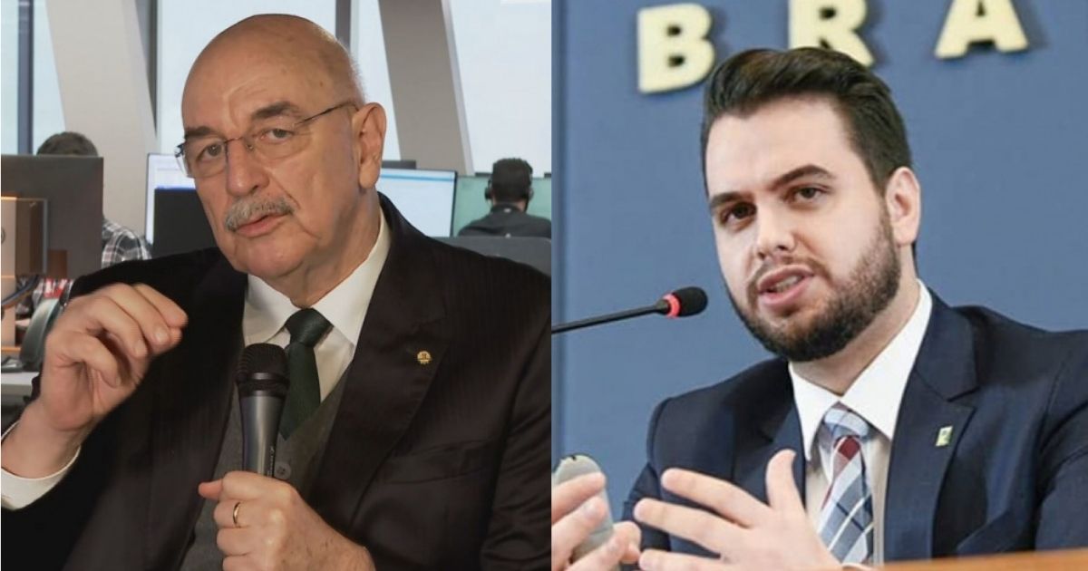Ex-ministro da Cidadania Osmar Terra, e o assessor da Presidência Filipe Martins Ex-ministro da Cidadania Osmar Terra, e o assessor da Presidência Filipe Martins