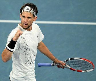 O tenista austríaco Dominic Thiem