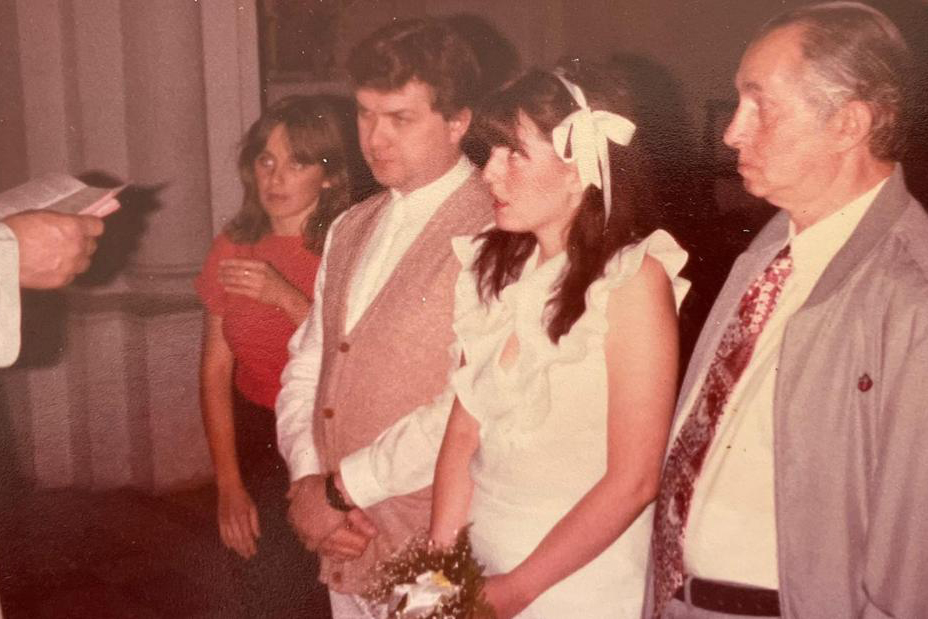 Depois de se casar na Itália, Angelo Capurro e Patricia Mollard realizaram uma c Depois de se casar na Itália, Angelo Capurro e Patricia Mollard realizaram uma c