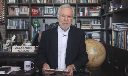 Alexandre Garcia no quadro Liberdade de Opinião