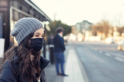 Uso de máscara no inverno