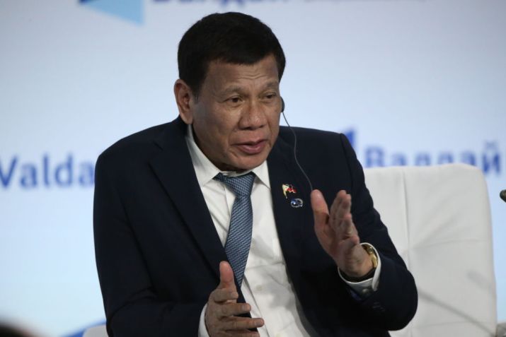 Presidente das Filipinas, Rodrigo Duterte • Foto: Mikhail Svetlov/Colaborador/Getty Images