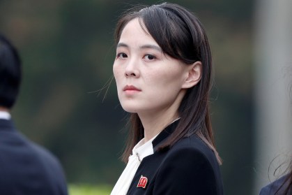 Kim Yo Jong, irmã do líder da Coreia do Norte, Kim Jong Un, em Hanói