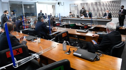 Sessão da CPI da Pandemia nesta quarta-feira (23)