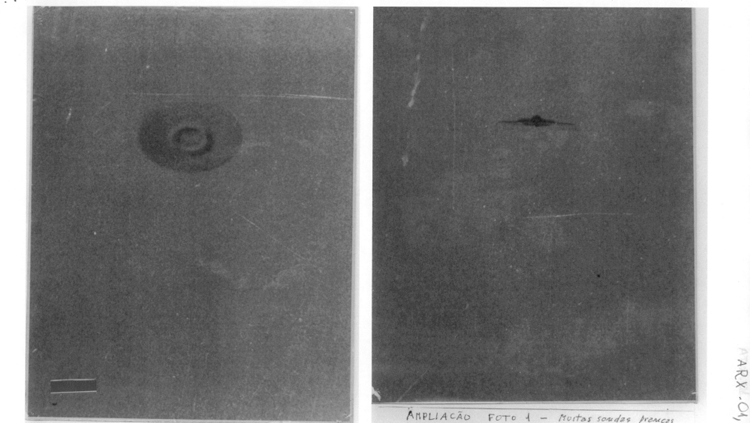 Primeiro OVNI registrado no Brasil, no Rio de Janeiro, em 1952. Imagem revelada pelo Arquivo Nacional / Arquivo Nacional