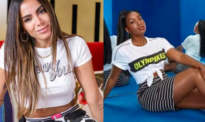 Cantoras Anitta e Iza
