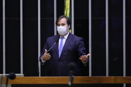 O presidente da Câmara dos Deputados, Rodrigo Maia
