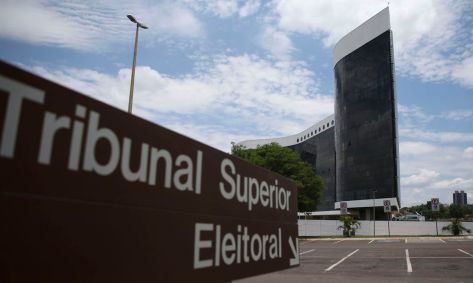 O edifício-sede do TSE (Tribunal Superior Eleitoral) em Brasília